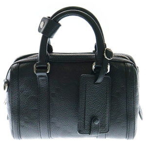 Gucci Jumbo GG Leather Duffle Shoulder Bag Black